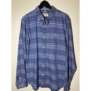 Weatherproof Vintage Mens M Plaid Flannel Shirt Long Sleeve Cotton blend Pocket